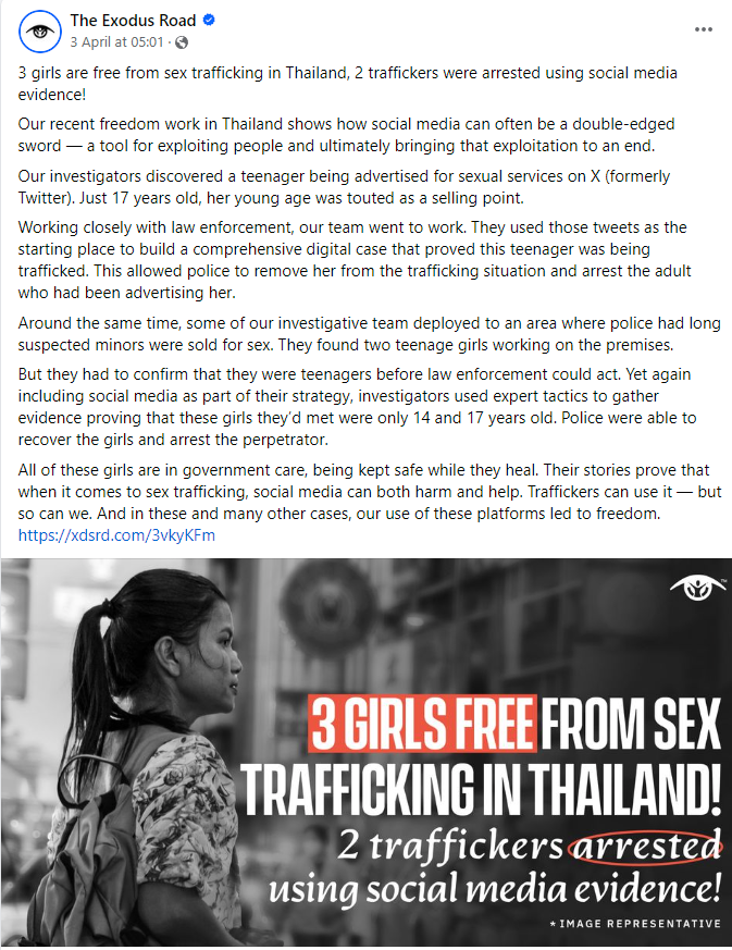 20 The Exodus Road   3 girls are free from sex trafficking in